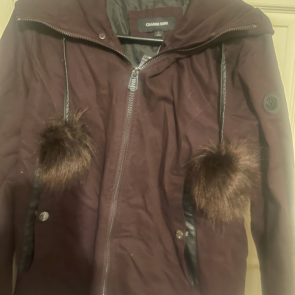 Gianni Bini Parka (Cranberry)